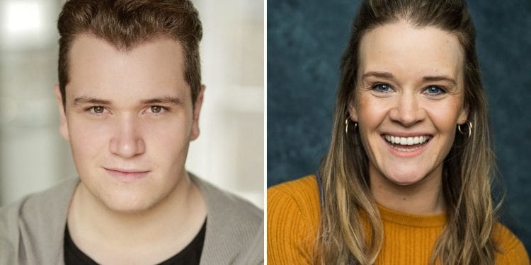Aidan Cutler and Charlotte York complete the cast of Here You Come Again