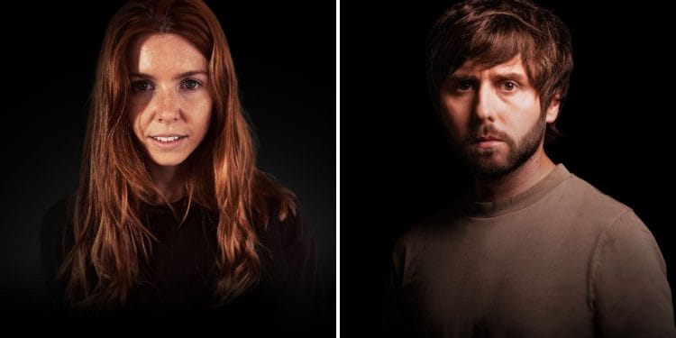 Stacey Dooley and James Buckley in 2 22 A Ghost Story
