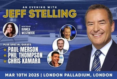 An Evening with Jeff Stelling Tickets at The London Palladium