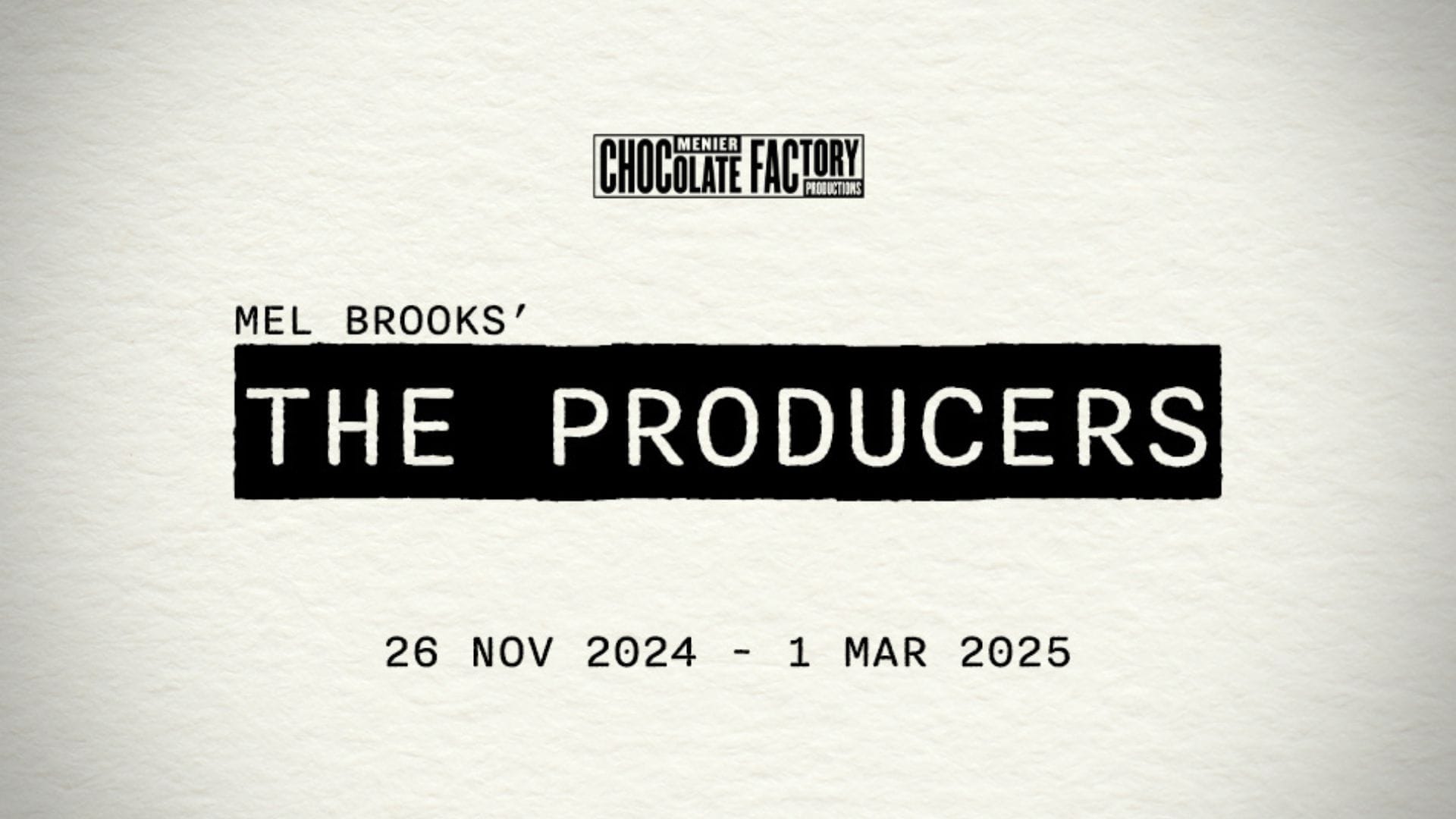 The Producers at Menier Chocolate Factory