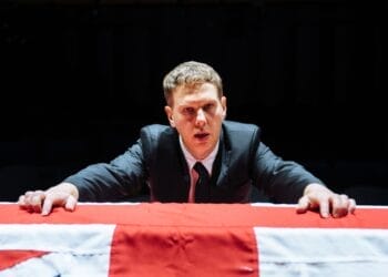 Thomas Coombes in Death of England Michael at @sohoplace, Credit Helen Murray (2)