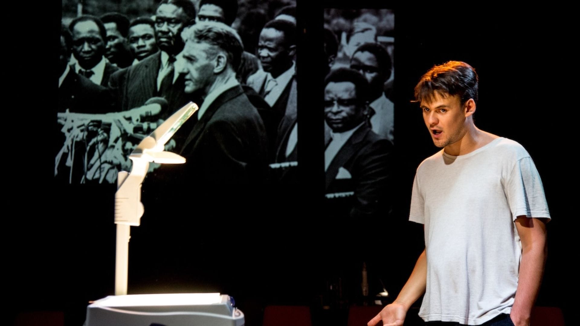 Samuel Rees in Lessons On Revolution. Photo by Jack Sain