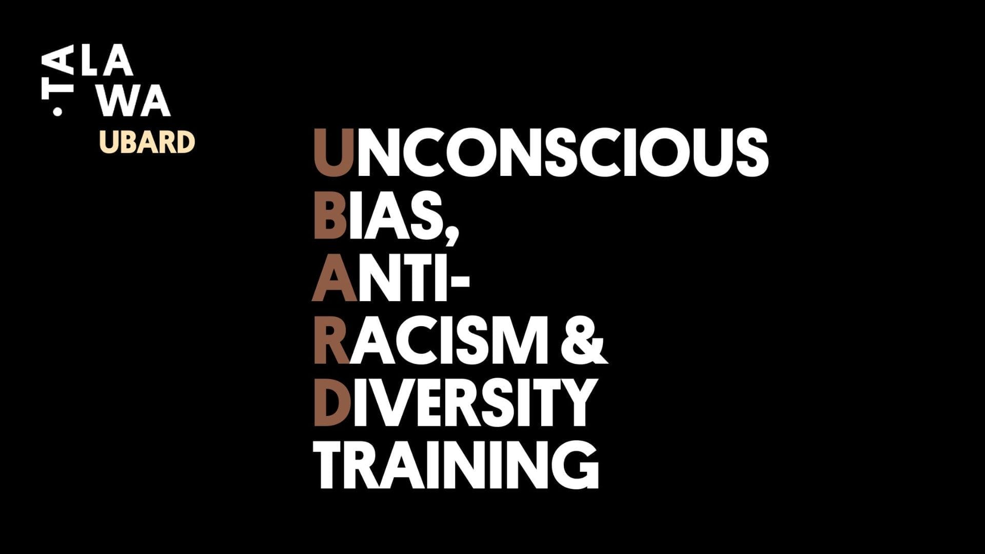 Talawa UBARD Training