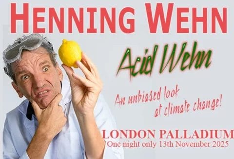 Henning Wehn Acid Wehn Tickets at London Palladium