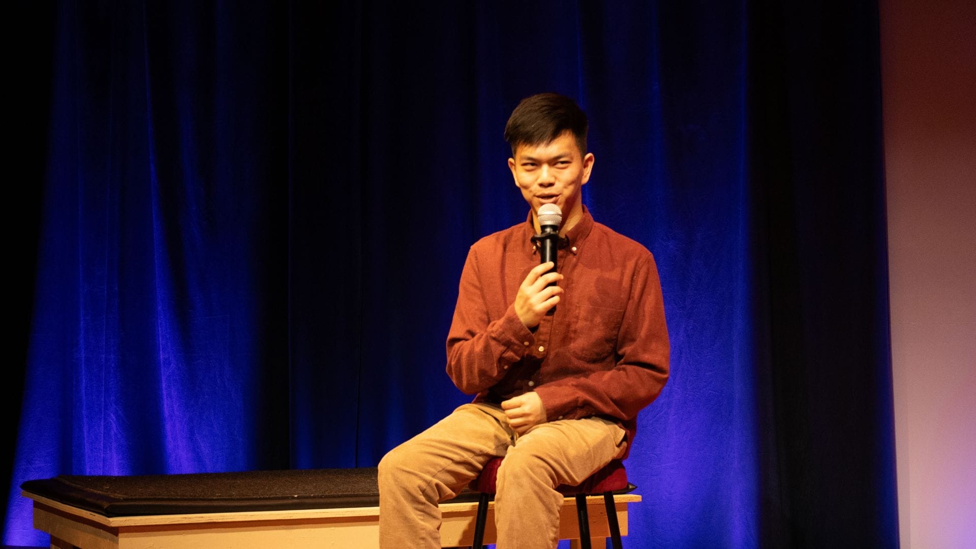 Falling, Aaron Pang, photo by Kaelan Novak