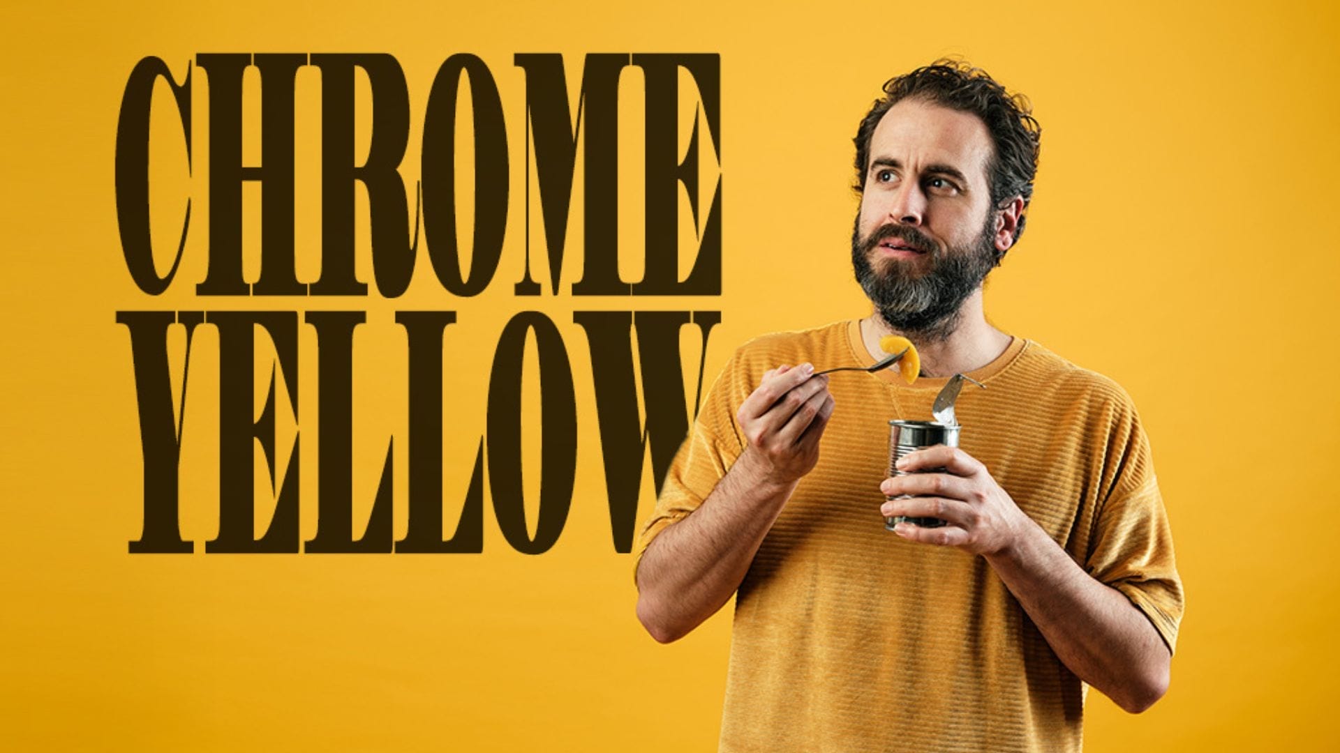 Chrome Yellow poster with text (c) Matt Sharp