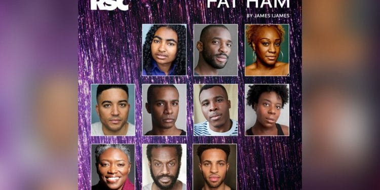 Fat Ham Cast Images supplied by the RSC