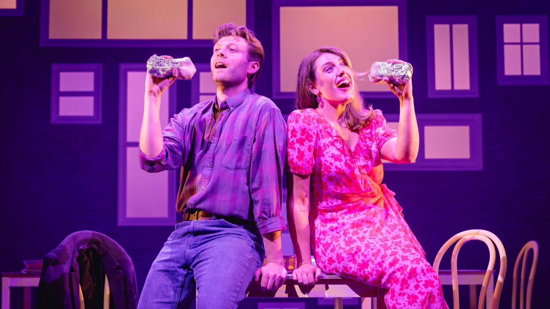 Shane O'Riordan (Peter) and Jessica Boshier (Lucy) (c) Mark Senior