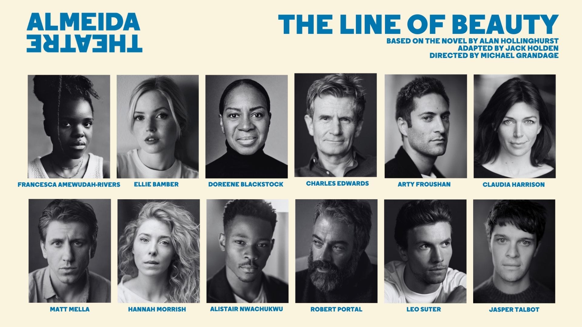 Cast of The Line of Beauty image supplied by publicist