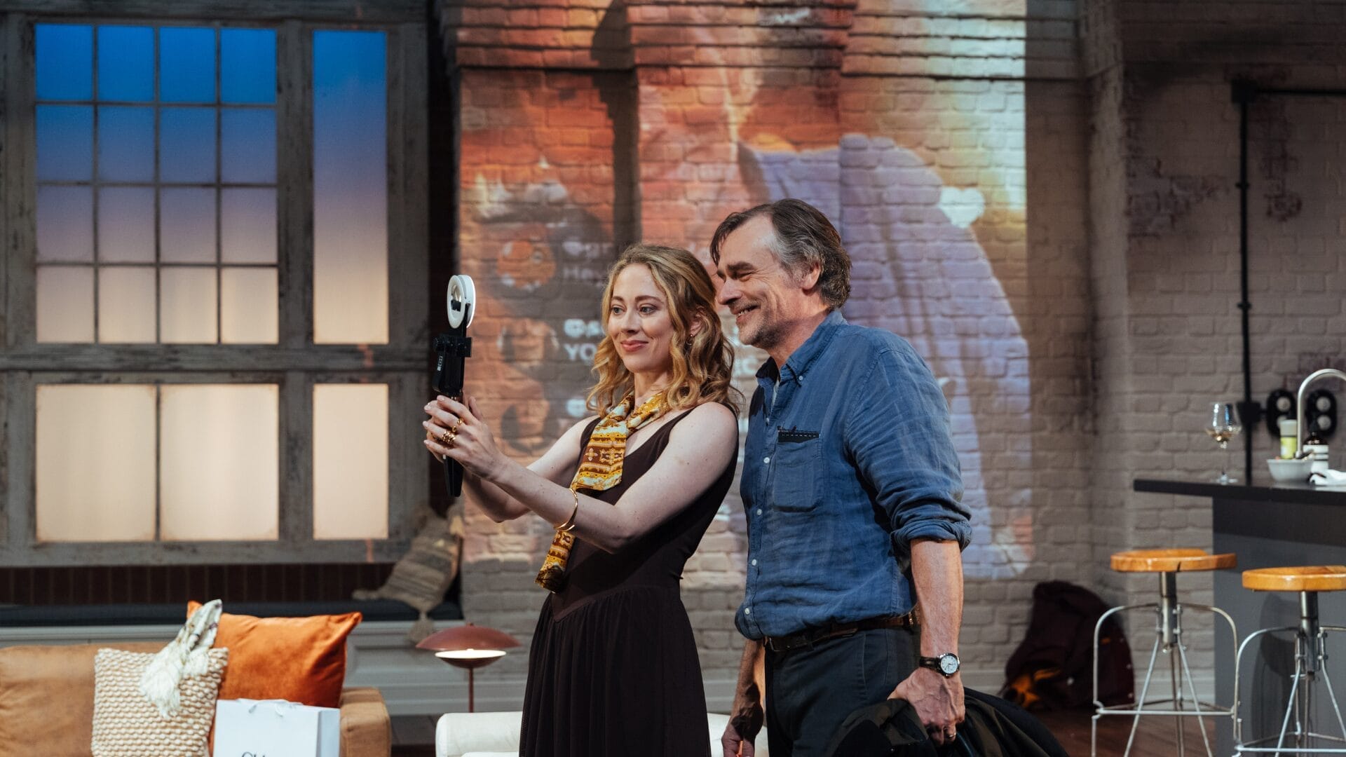 Paten Hughes and Robert Sean Leonard Interview (Riverside Studios) Photo Credit Helen Murray