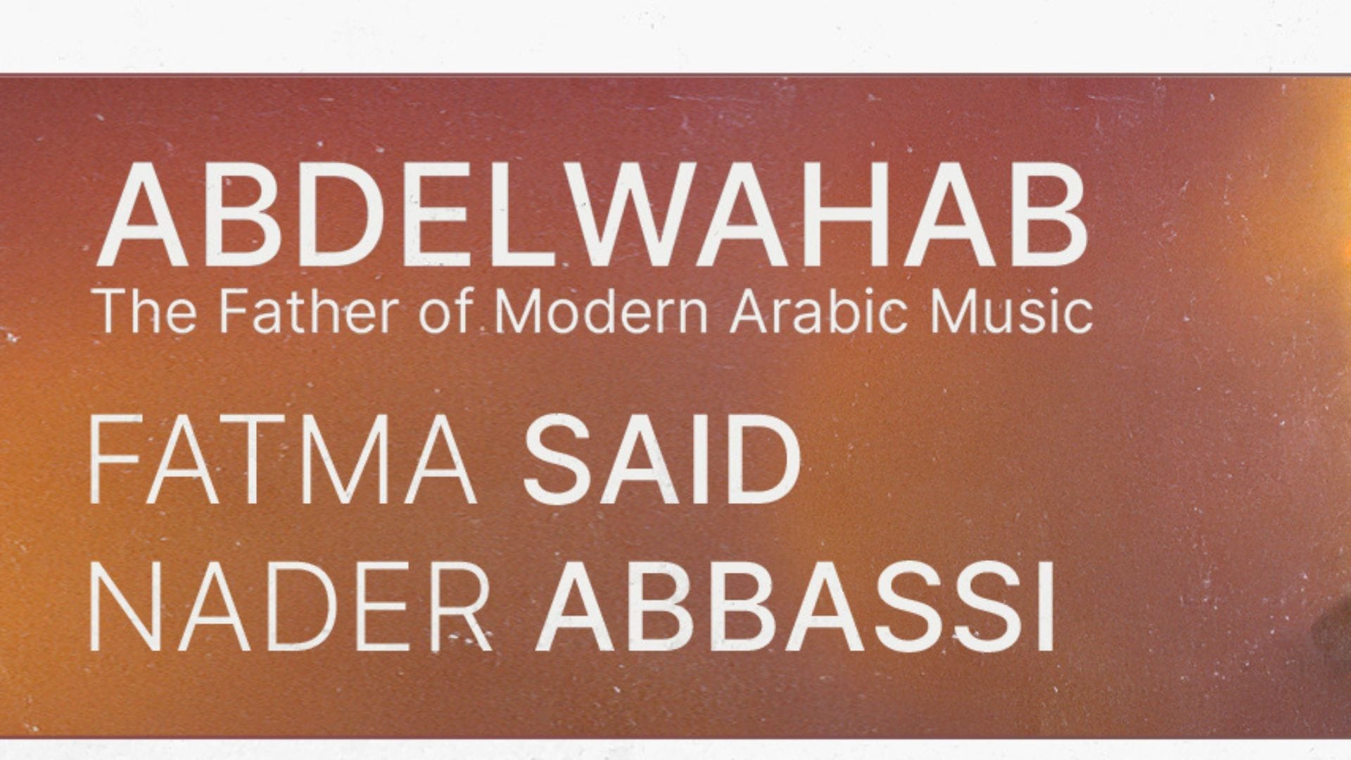 Abdelwahab image supplied by publicist