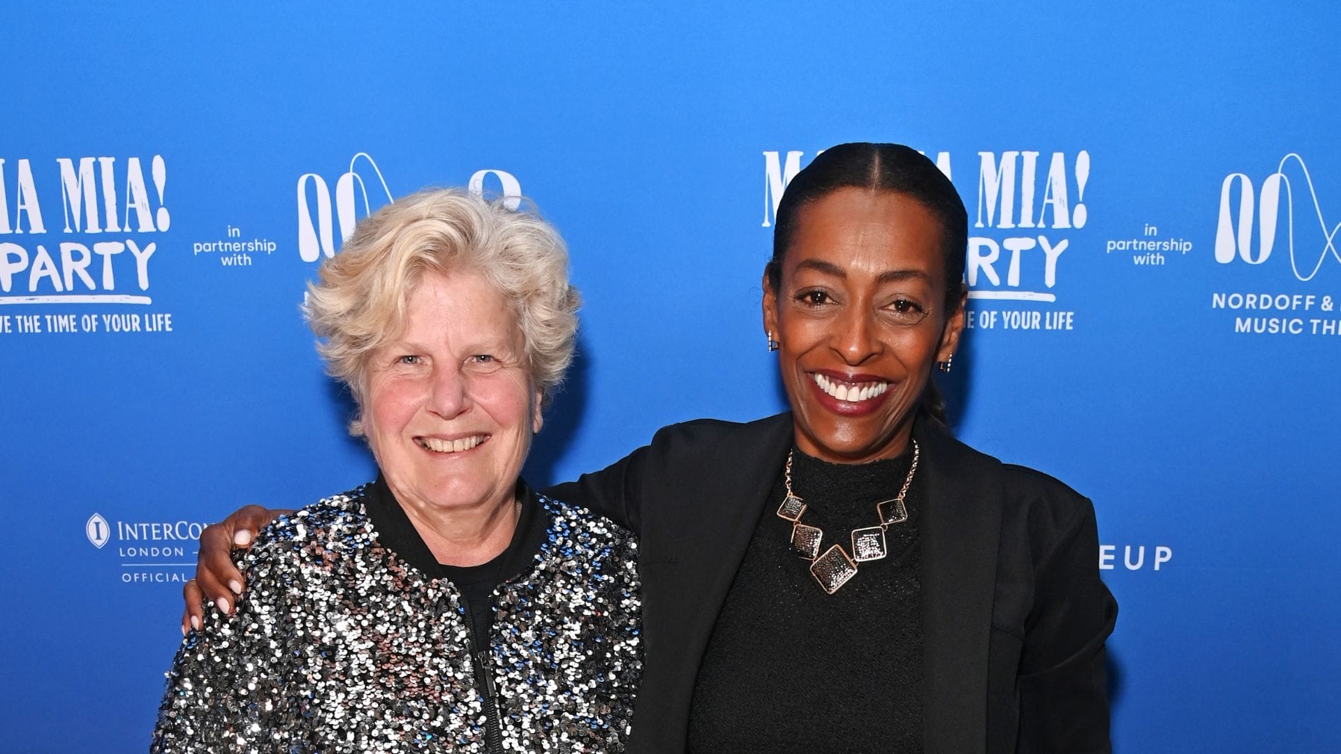 Sandi Toksvig and Stacey Haynes Photo by Dave Benett