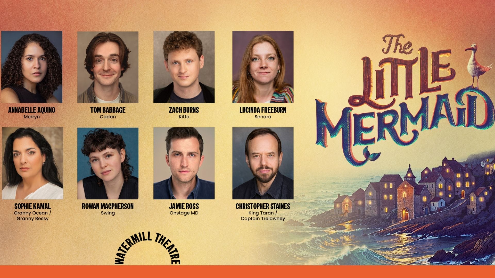 The Little Mermaid Cast Image supplied by publicist