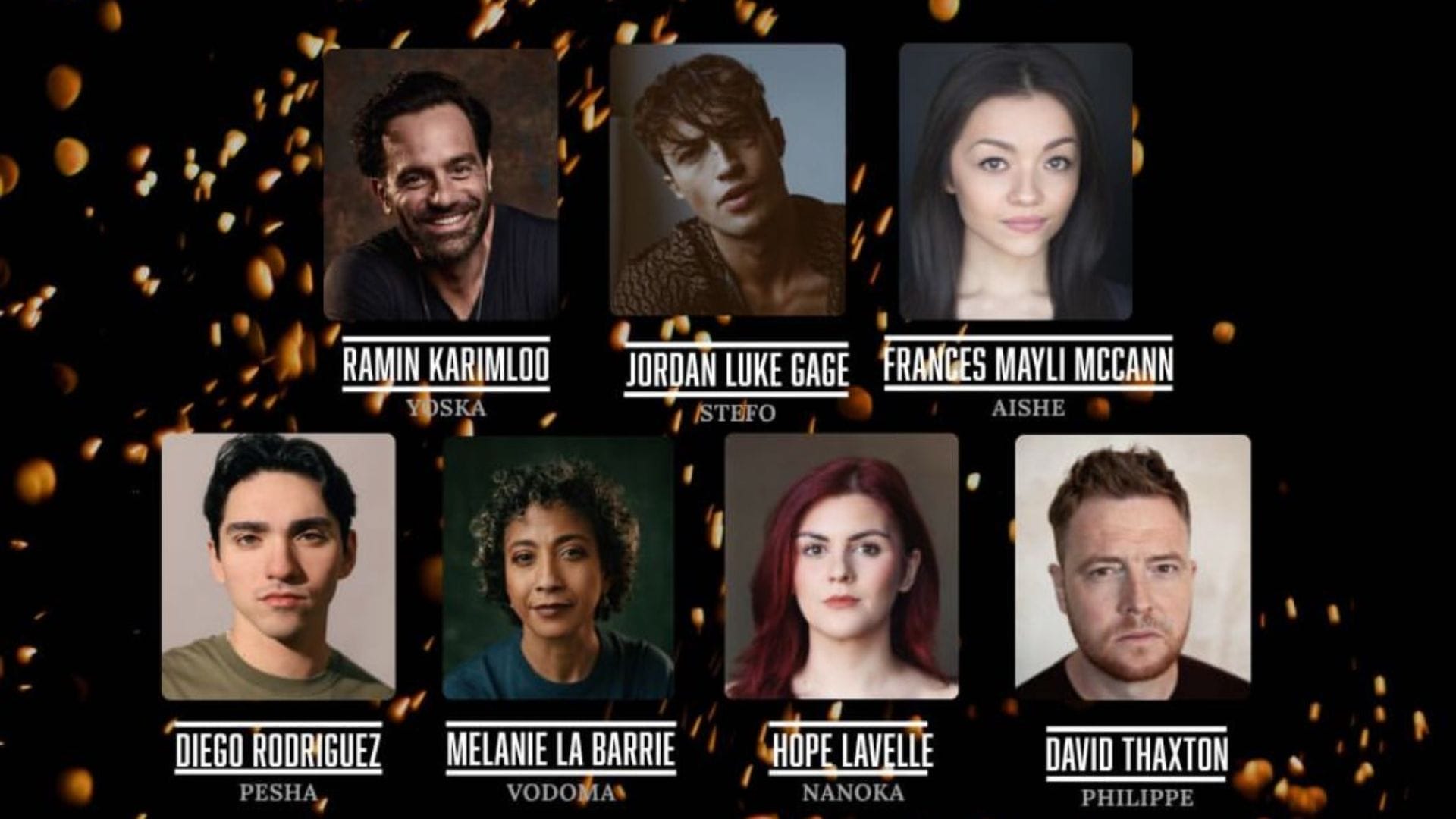 Cast of Roam Image supplied by publicist