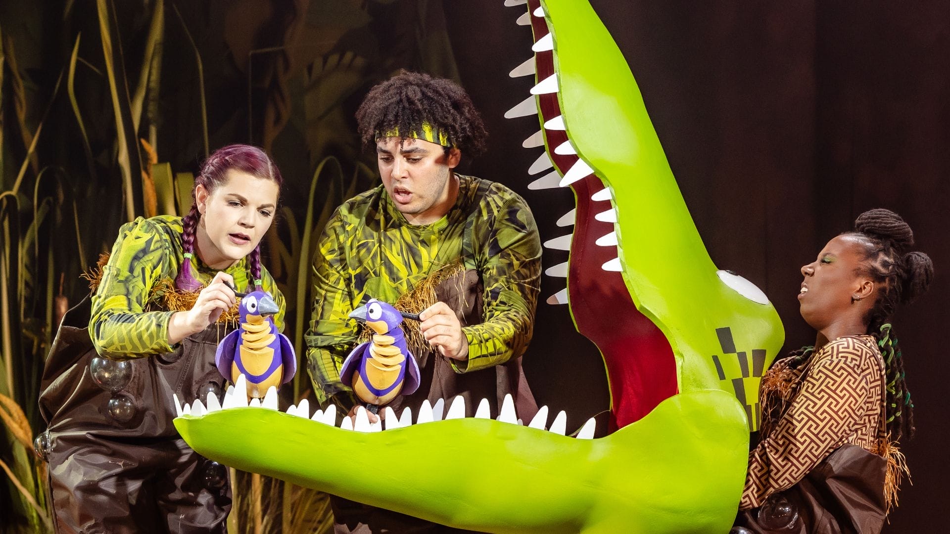 Roald Dahl's THE ENORMOUS CROCODILE THE MUSICAL. Previous Company. Photo by Danny Kaan