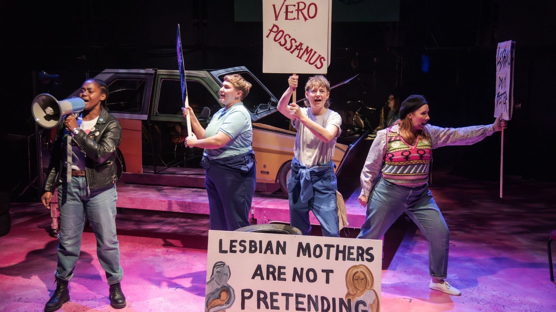 Sia Kiwa, Eva Scott, Lucy Mackay, Georgina Coram Credit Chris Saunders