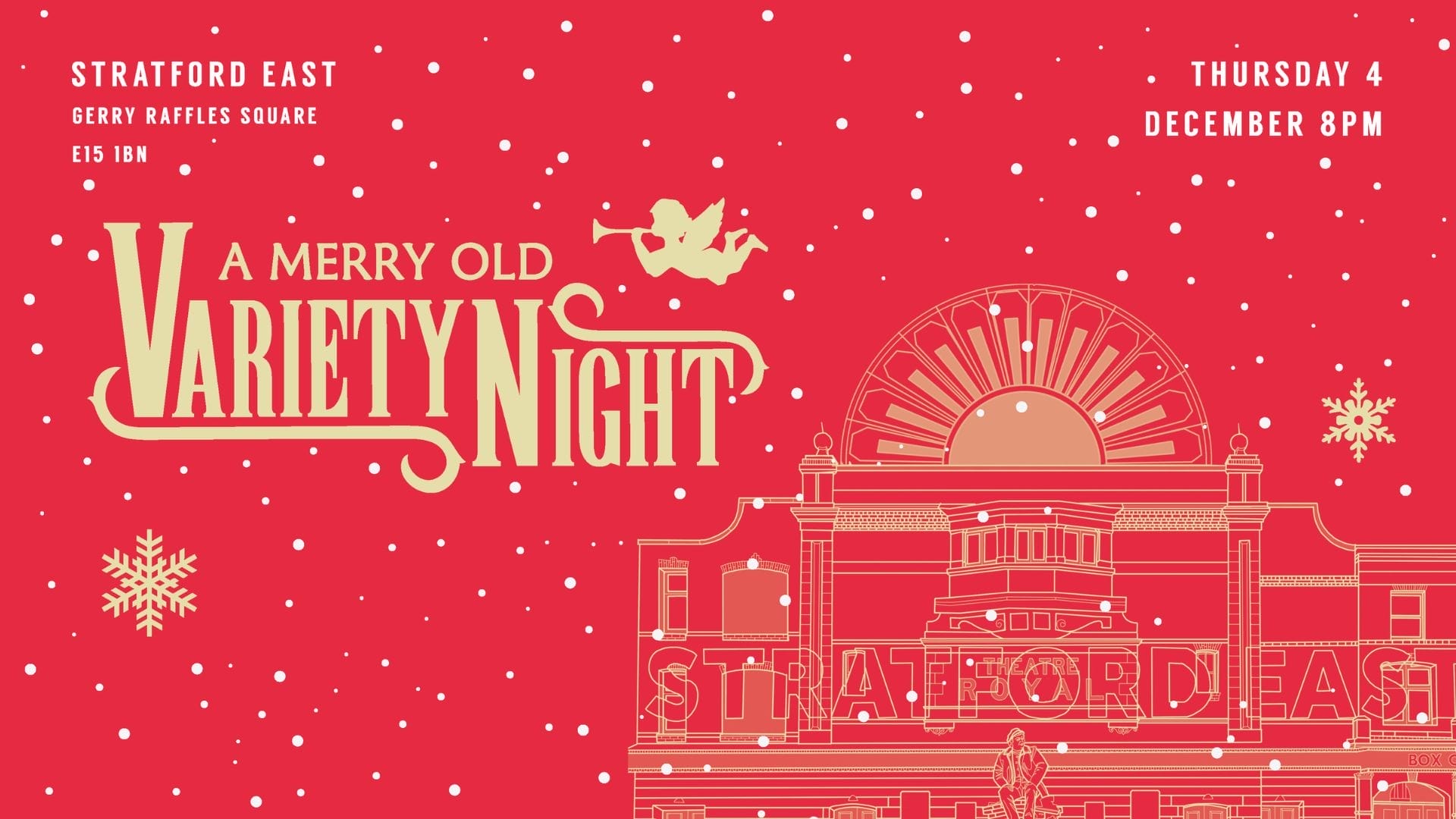 Stratford East Variety Night Image supplied by publicist