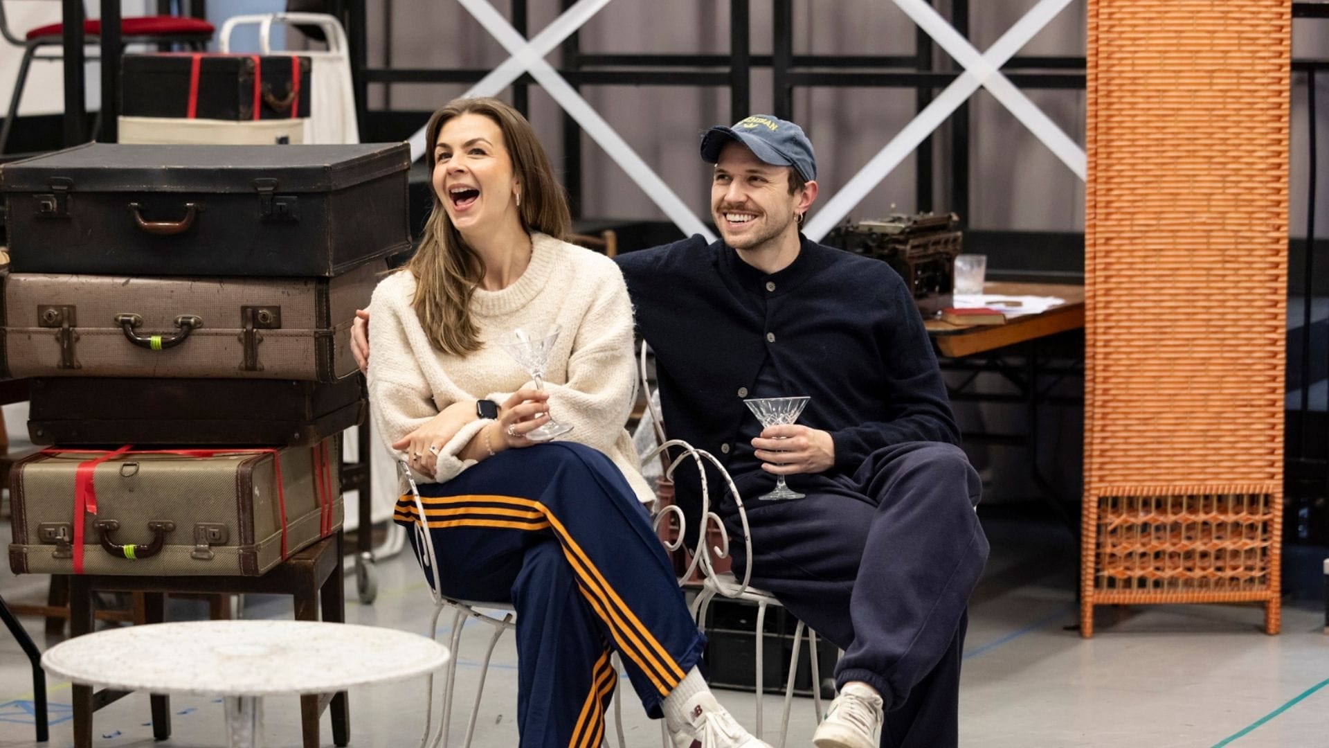 Rehearsal Images (L R) Amy Parker, David Austin Barnes