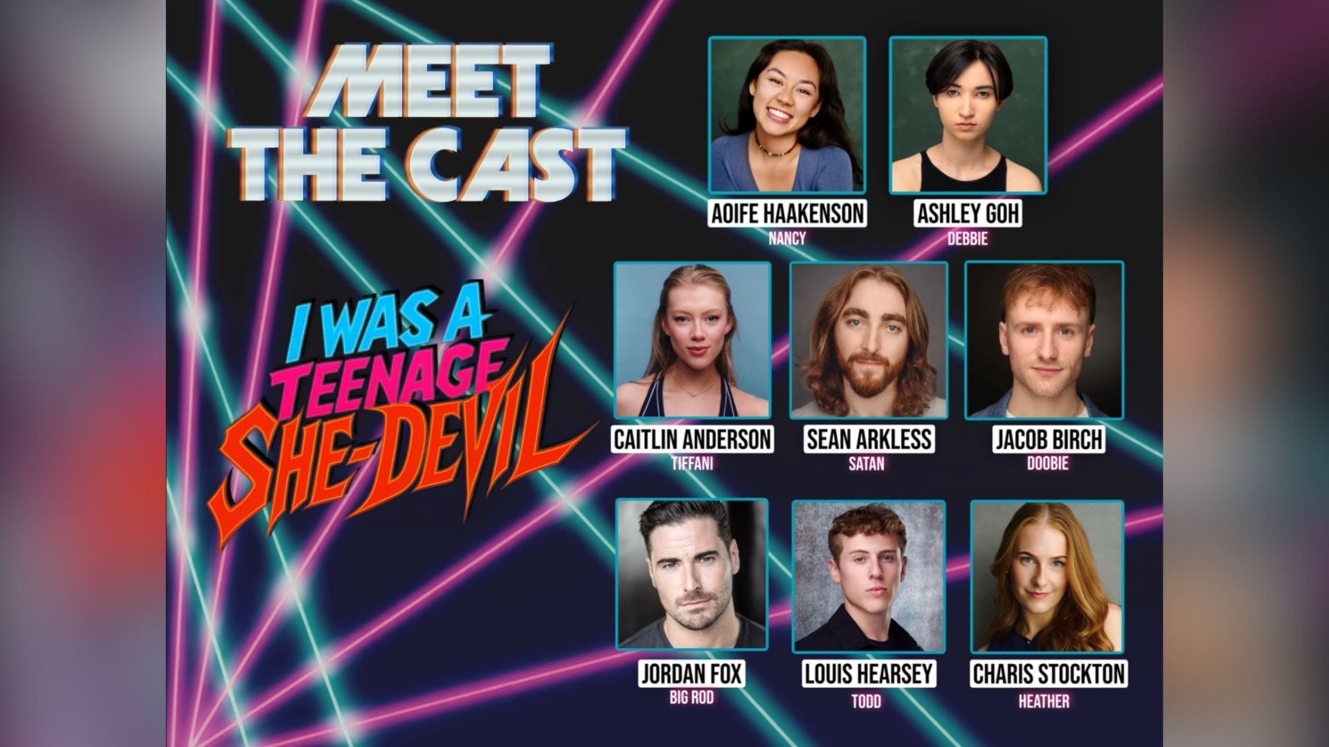 I Was a Teenage She Devil Cast Image supplied by publicist