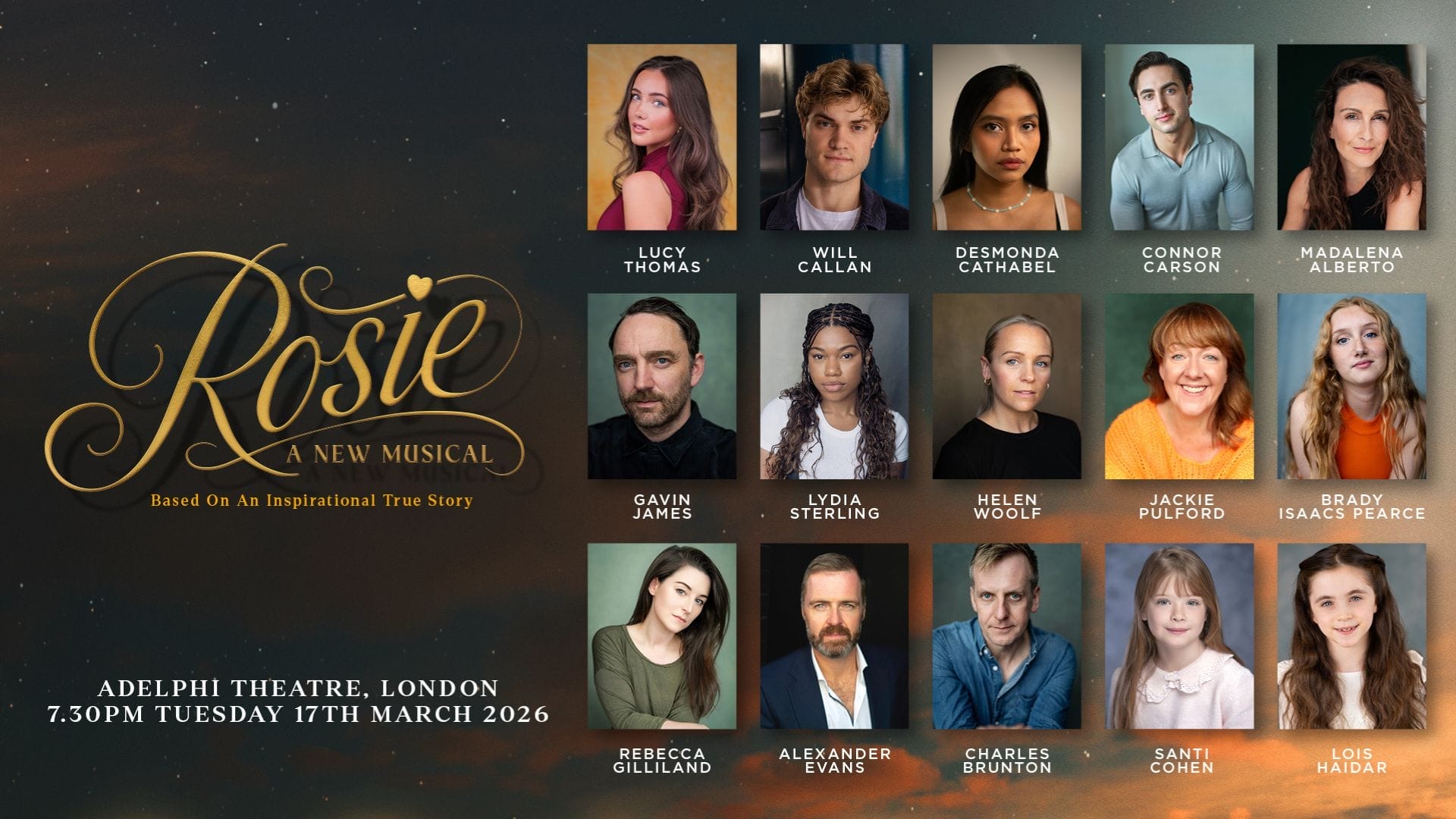 Rosie Cast Image supplied by publicist