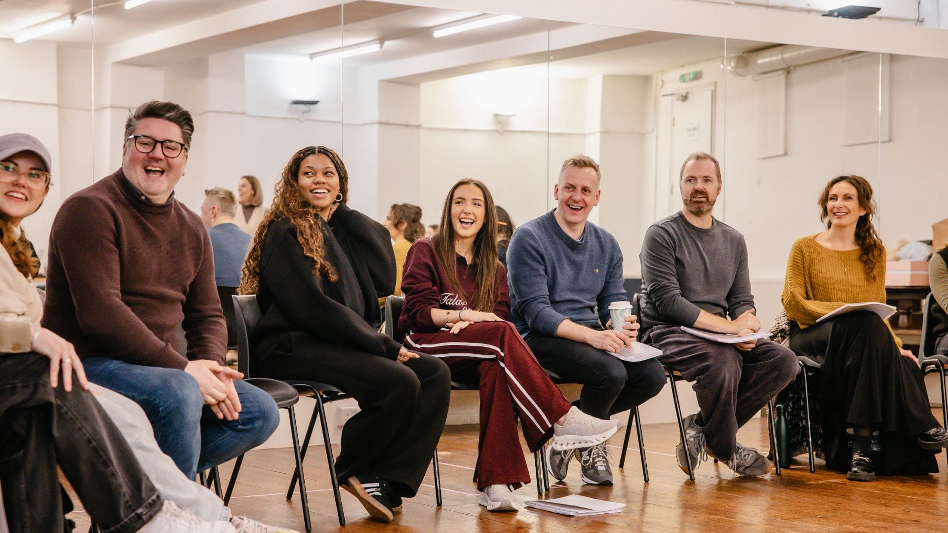 Cast & creatives in rehearsal for ROSIE Credit Danny Kaan