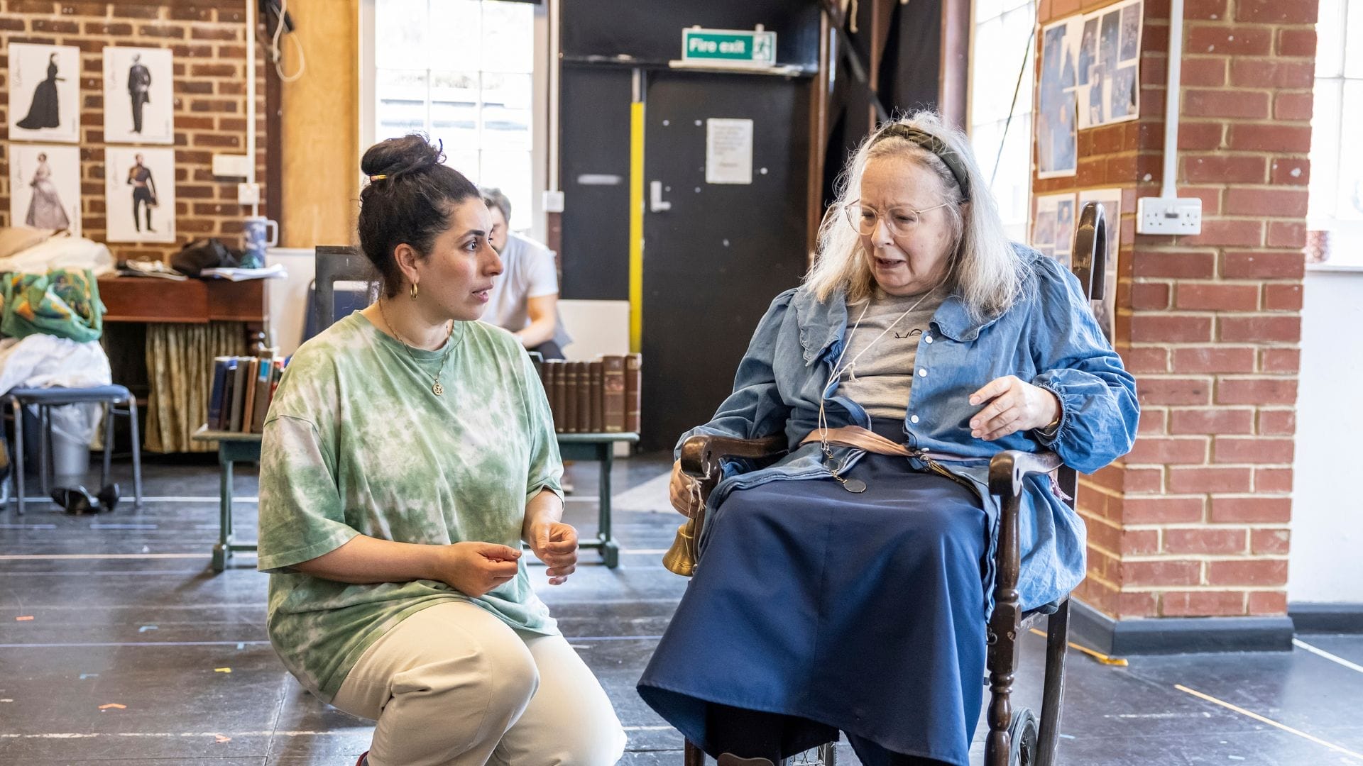 (L R) Lydia Bakelmun as 'Beatrice' and Amanda Boxer as 'Victoria' Image Credit Pamela Raith