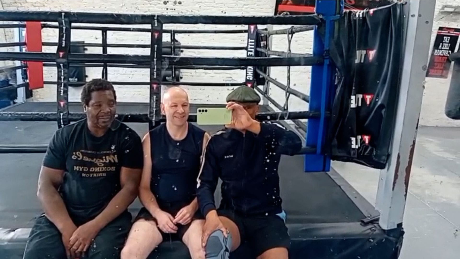 Thomas Guthrie Training with Richard Simms Image supplied by publicist