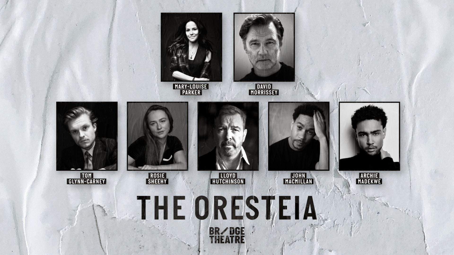 The Oresteia Cast Image supplied by publicist